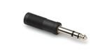 Hosa GPP419 1/4 Inch TS Female to 1/4 Inch TRS Male Adaptor Front View